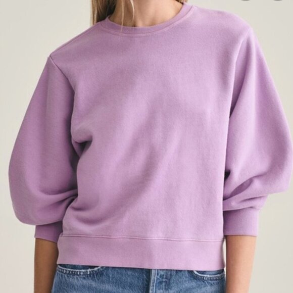AGOLDE THORA SWEATSHIRT IN LUNAR PURPLE size Large - Picture 11 of 11